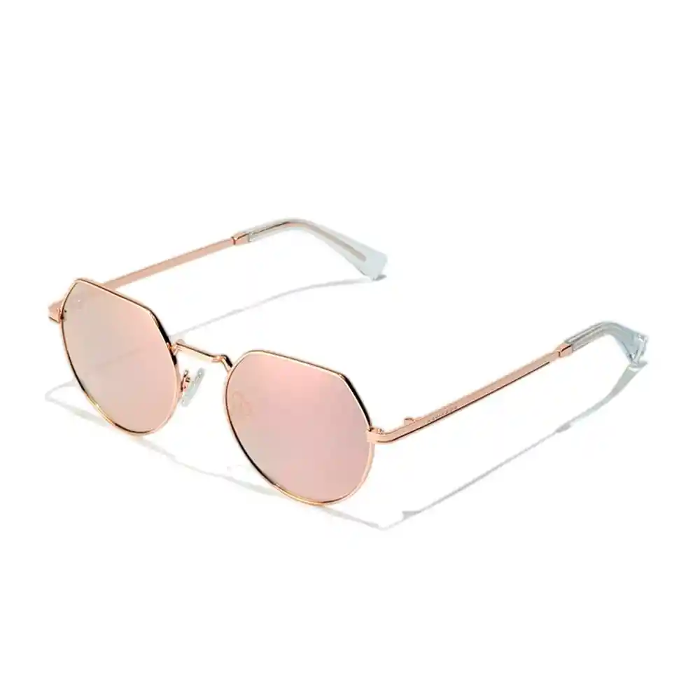 Gafas De Sol Hawkers Aura Polarizado Con Marco Oro Rosa Y Lunas Oro Rosa - 52 Mm