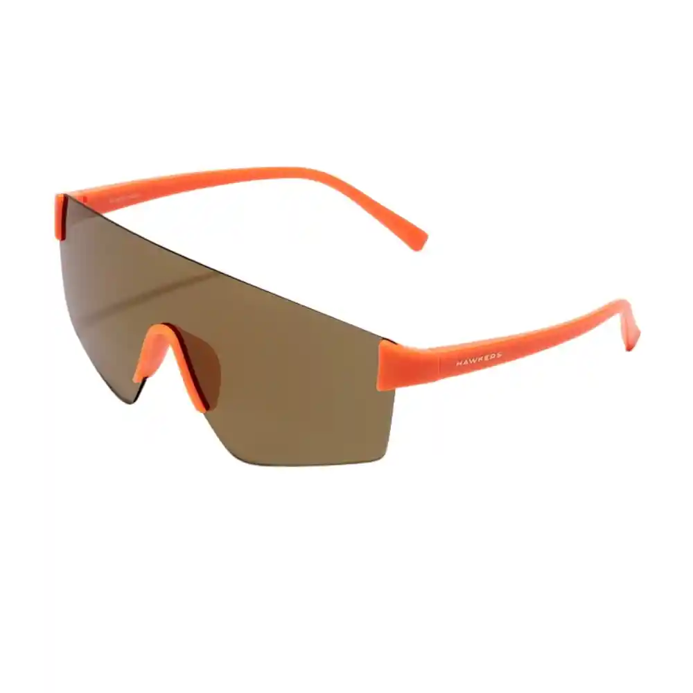 Gafas De Sol Deportivos Hawkers Aero Con Marco Naranja Y Lunas Beige - 135 Mm