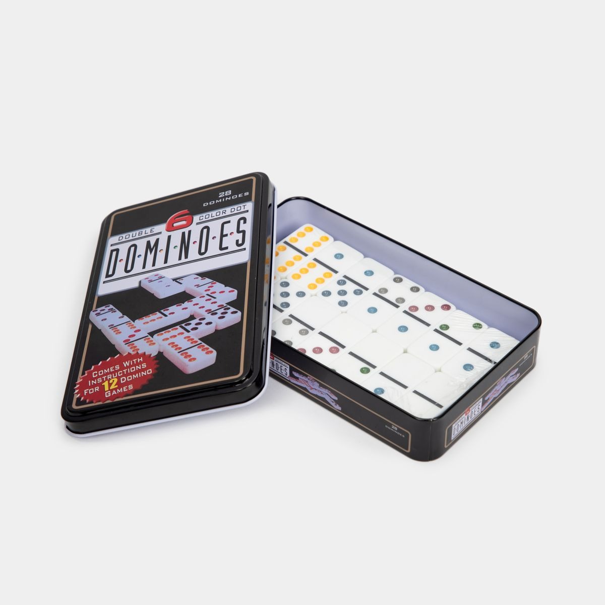 Domino Juego De Mesa 8mm Doble 6 X 28 Fichas - Rappi