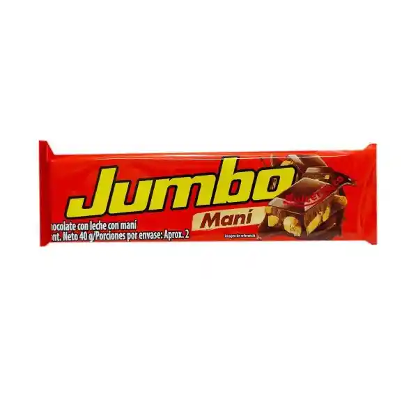 Chocolatina Jumbo Maní Mediana