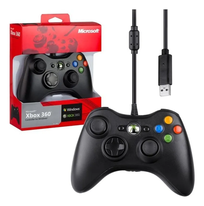 Control Xbox 360 Con Cable Usb Para Pc Y Consola Rappi 