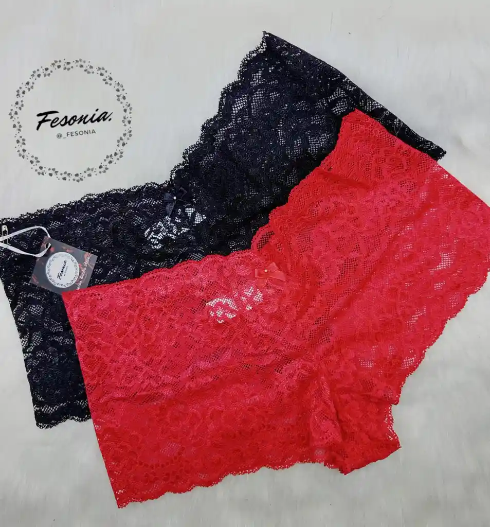 Duo De Cachetero Talla L (negro Y Rojo)