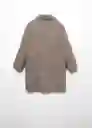 Abrigo Manuela Marron Talla 10 Niña Mango