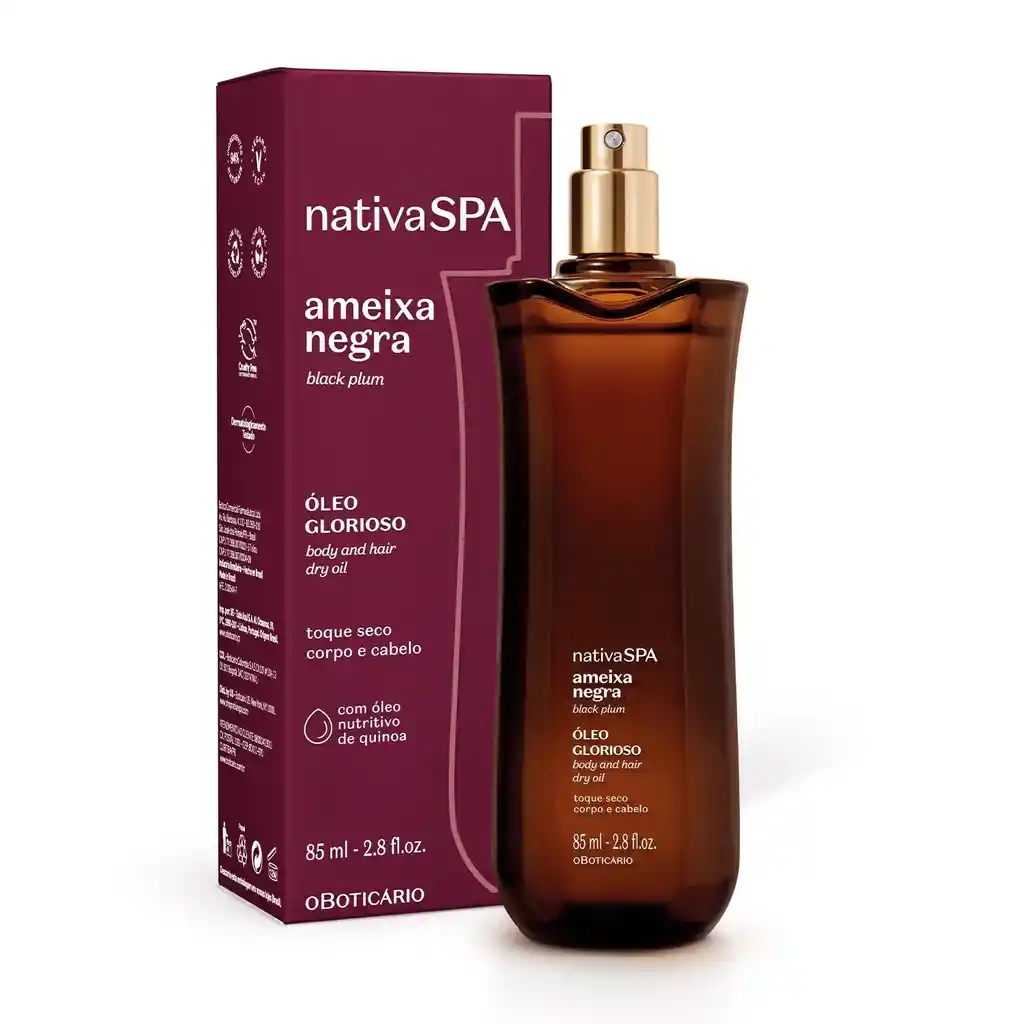 Óleo Multifuncional Ameixa Negra 85ml
