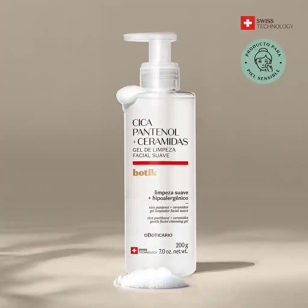 Botik Gel De Limpieza Facial Pantenol+ceramidas 200g