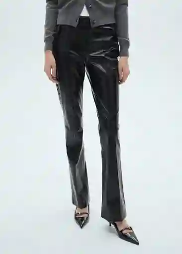 Pantalón Georgia Negro Talla 40 Mujer Mango