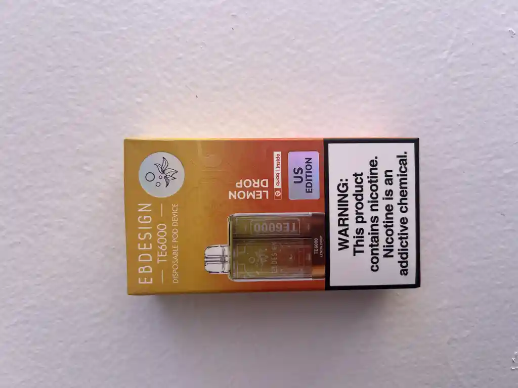 Ebdesing 6000 Puff Lemon Drop Recargable Vape