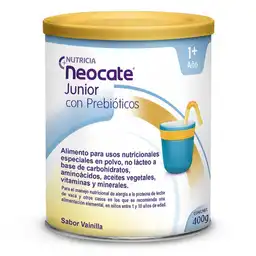 Fórmula infantil Neocate Junior +1 Año Contenido 400gr Sabor Vainilla