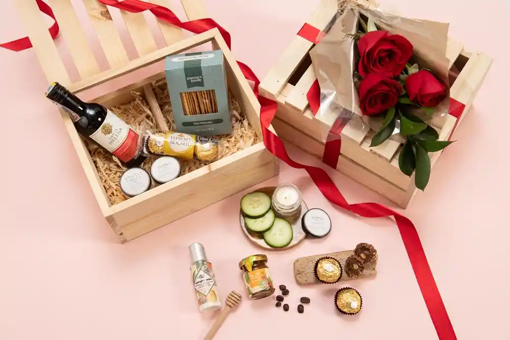 Madeira Con Flores (regalo - Ancheta)