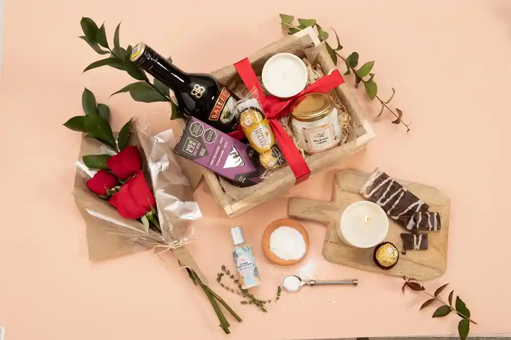 Gracias Por Existir Con Flores (ancheta - Regalo - Baileys)