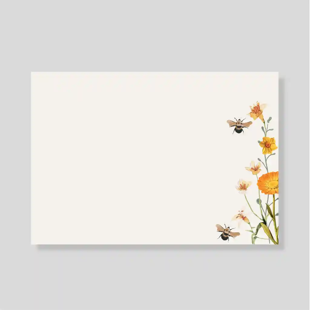 10 Tarjetas Con Sobre Bee (www.escribana.co)