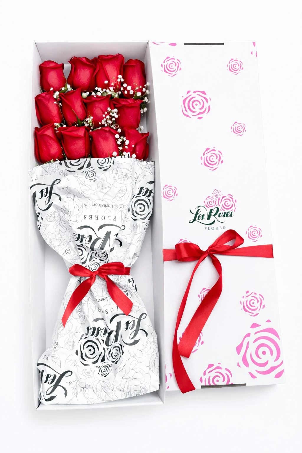 Caja De Rosas Rojas X12 – Estuche