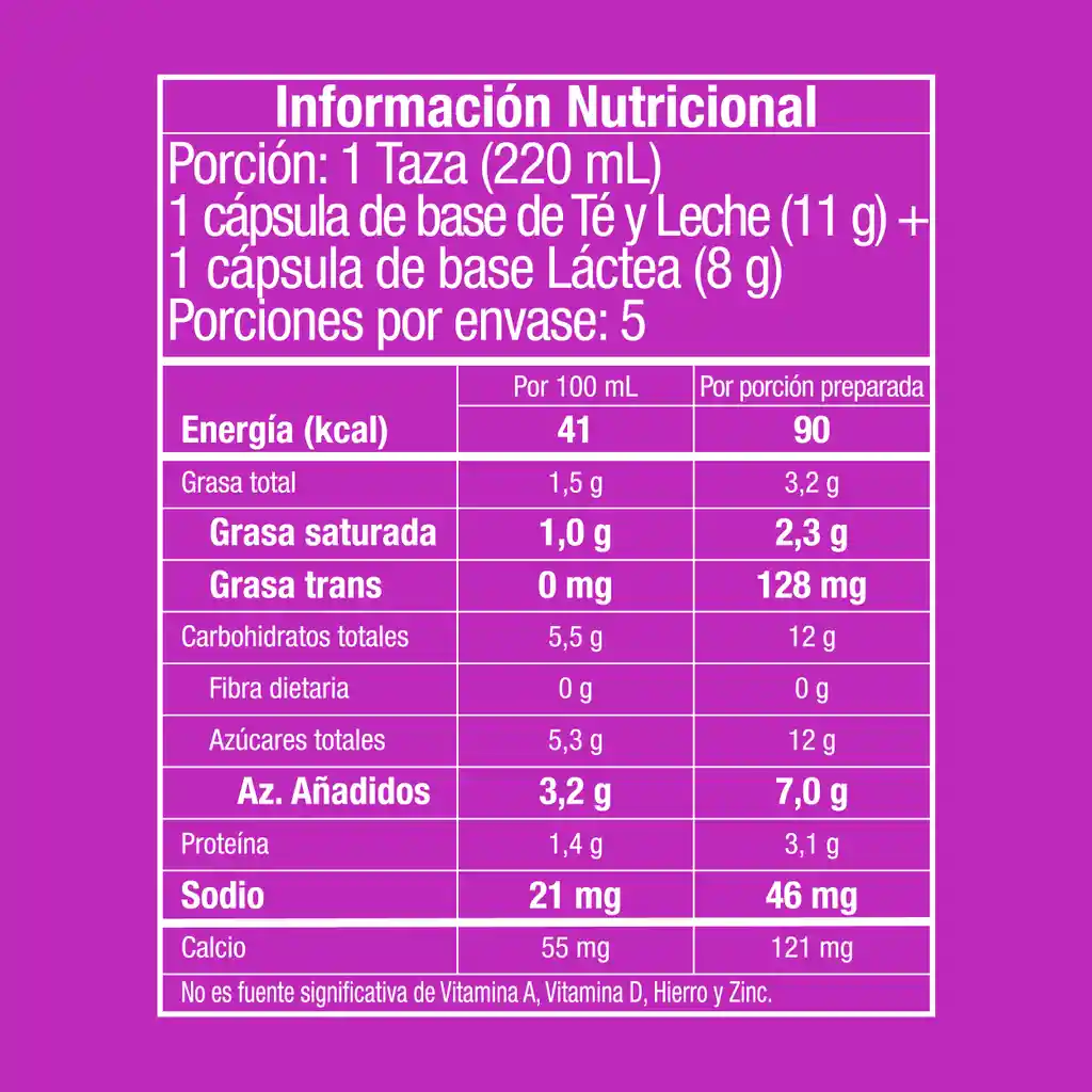Cápsulas de Té Chai NESCAFÉ DOLCE GUSTO Chai Tea Latte x 99,5g