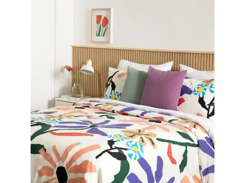 Funda Plumón Con Estampado Queen
