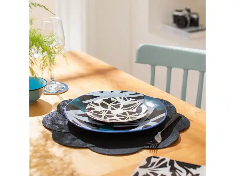 Plato Con Diseño De Porcelana U