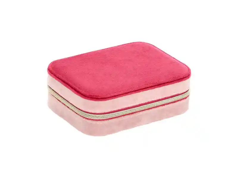 Estuche Joyero Con Espejo Bambú U