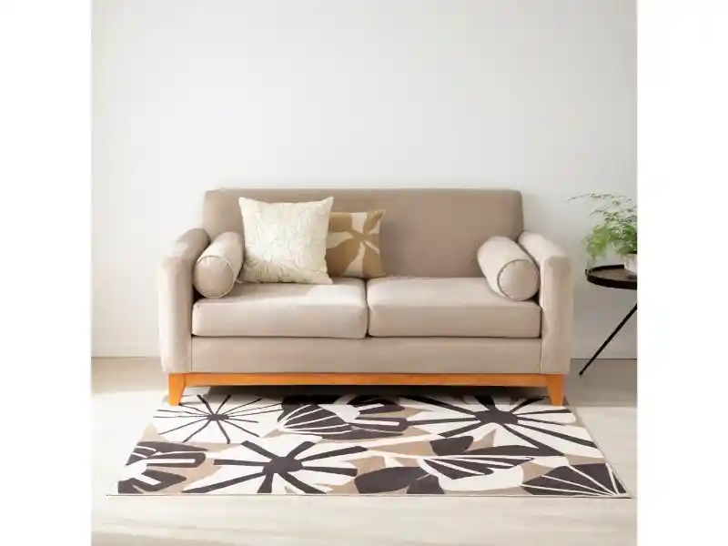 Alfombra Pelo Corto Con Diseño