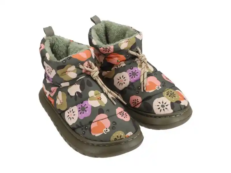 Pantufla Bota Con Estampado 37 -38