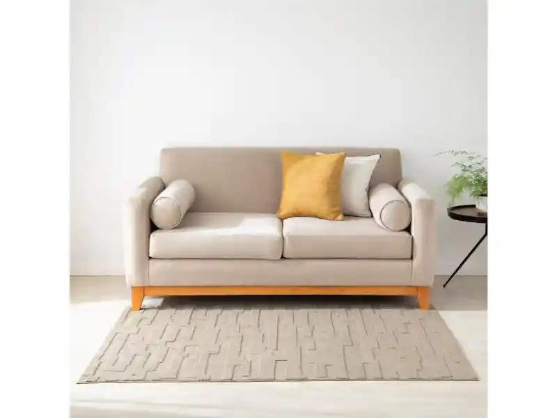 Alfombra Con Diseño En Relieve Poliéster