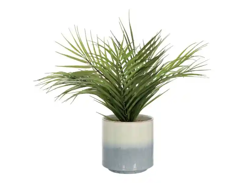 Maceta Con Planta Decorativa L De Cerámica U