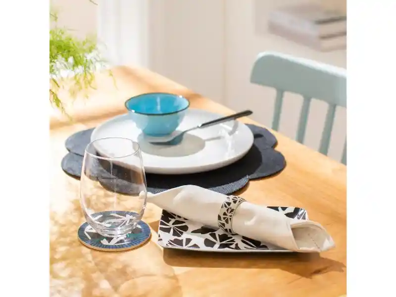 Set 2 Servilletas Color De Algodón U