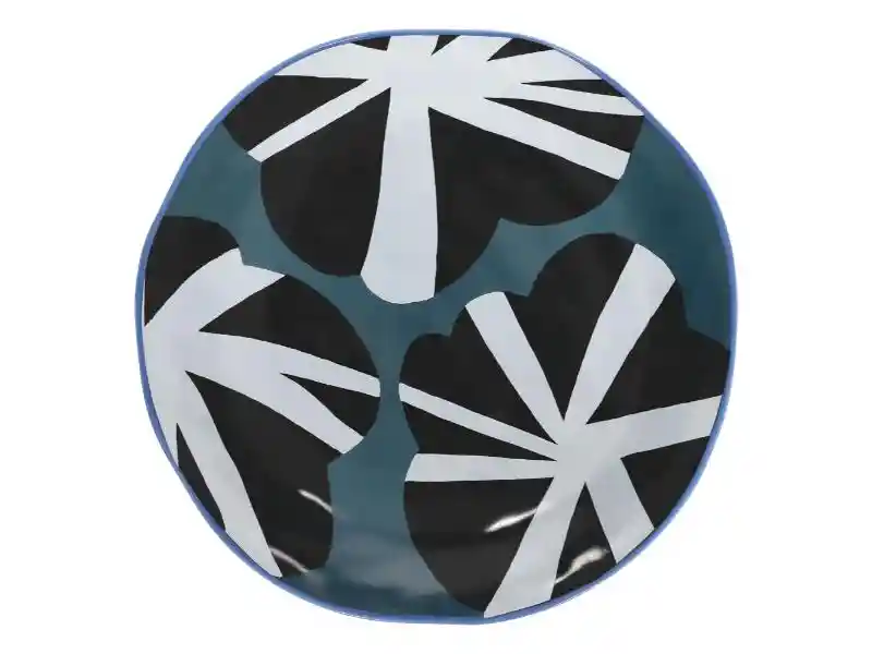 Plato Comida Colección Estampada De Porcelana U