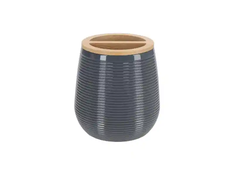 Vaso De Plástico Y Bambú U