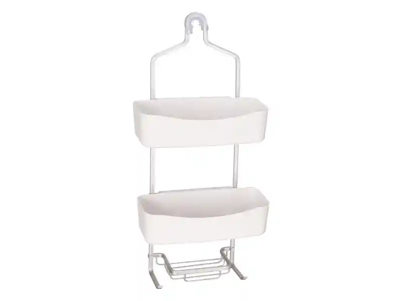 Organizador Para Ducha 2 Canastos De Aluminio U
