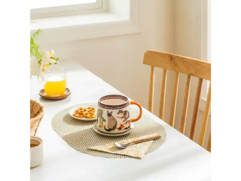 Set 4 Individuales Diseño Wafle Pvc U