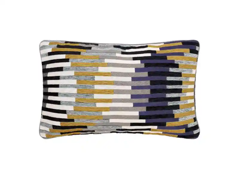 Cojín Jacquard Con Diseño Tejido