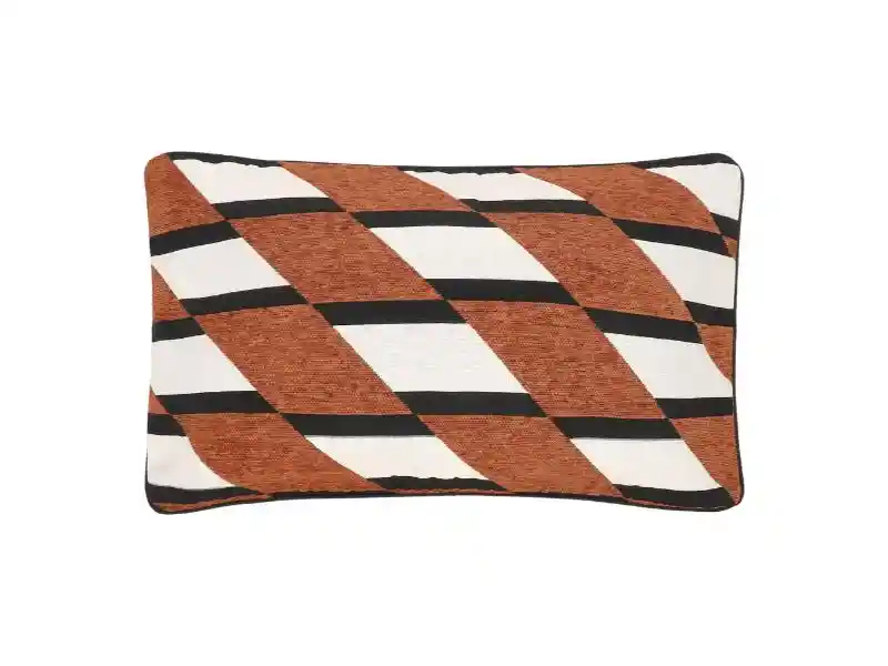 Cojín Jacquard Con Diseño Tejido