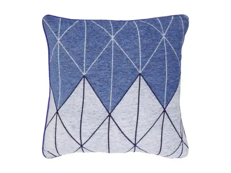 Cojín Jacquard Con Diseño Tejido