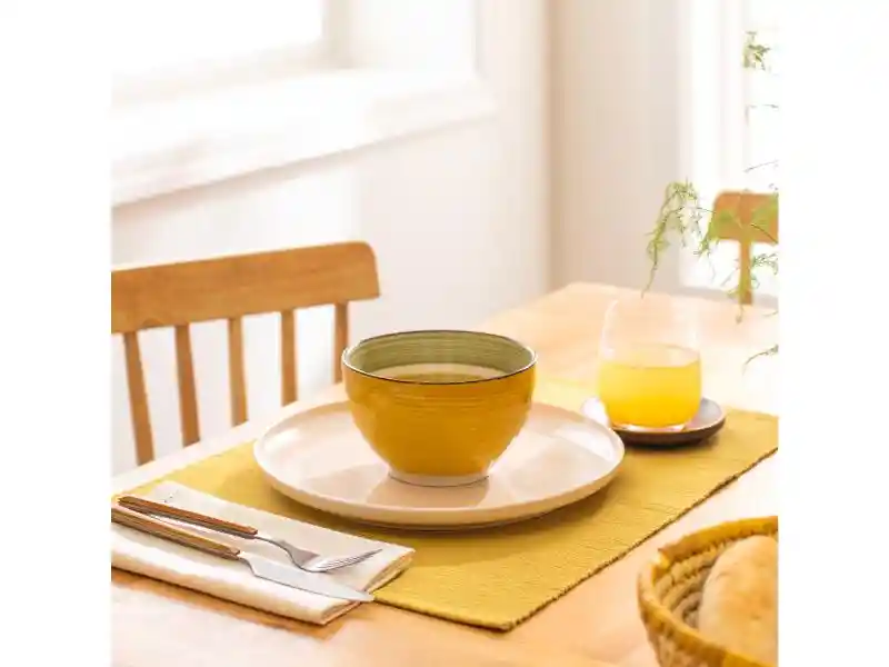 Individual Liso Color De Algodón U