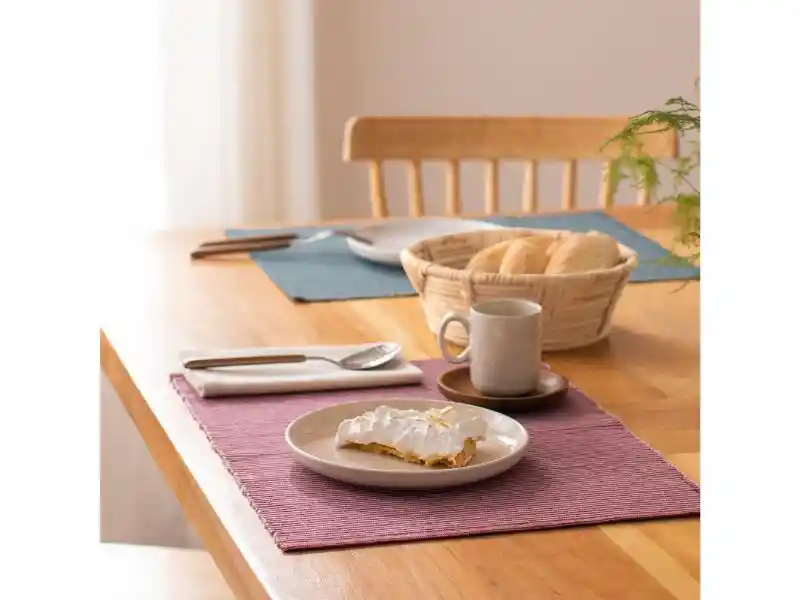 Individual Liso Color De Algodón U