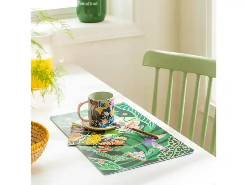 Set 6 Individuales Con Diseño U