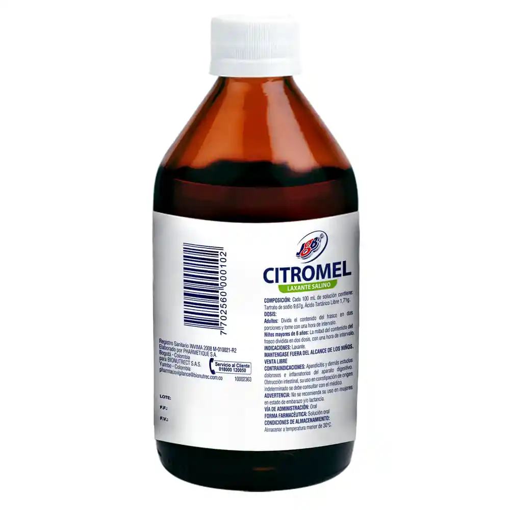Citromel Solución Oral (1.71 g /  9.67 g)