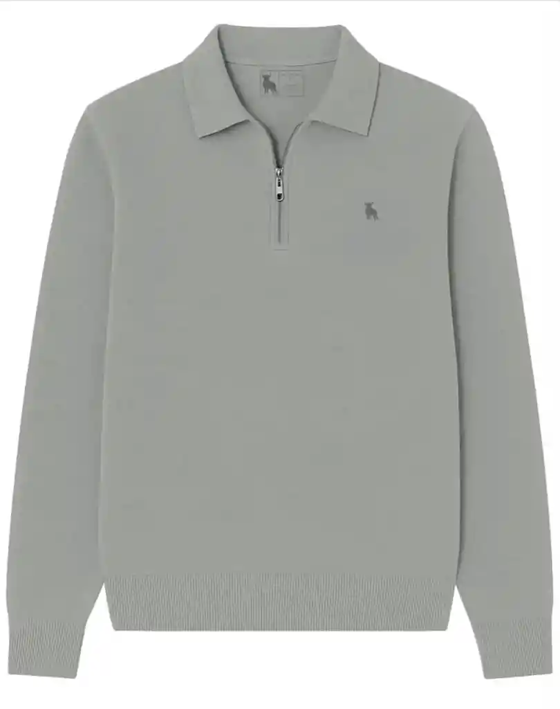 Quarterzip Polo Gris – Juan Becerra Xl