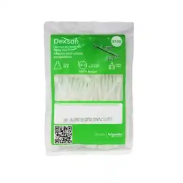 Amarre Dexson T6 15cm X 100 Blanco Dexson Dxn3006b