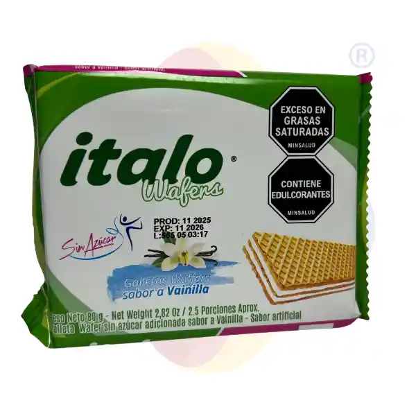 Galleta Wafer Sin Azucar Italo