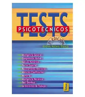 Test Psicotecnicos 3ª Edicion