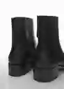 Botines es Kas Negro Talla 38 Mujer Mango
