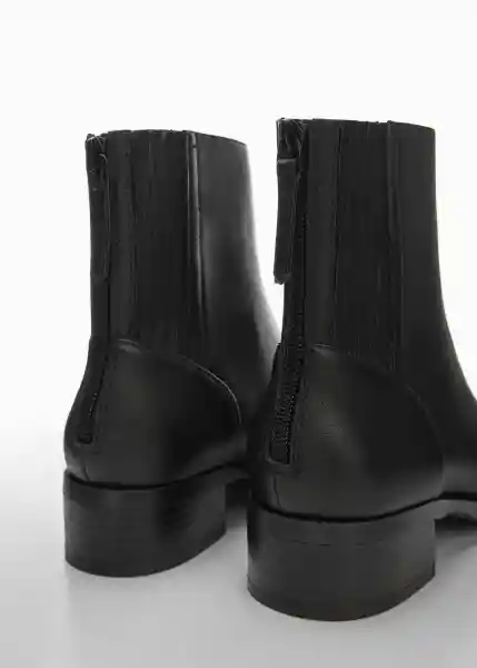 Botines es Kas Negro Talla 38 Mujer Mango