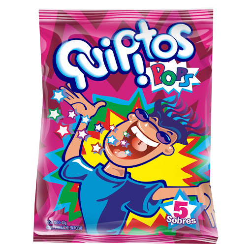 Caramelos en Polvo Quipitos Explosión Pops x5 40 g