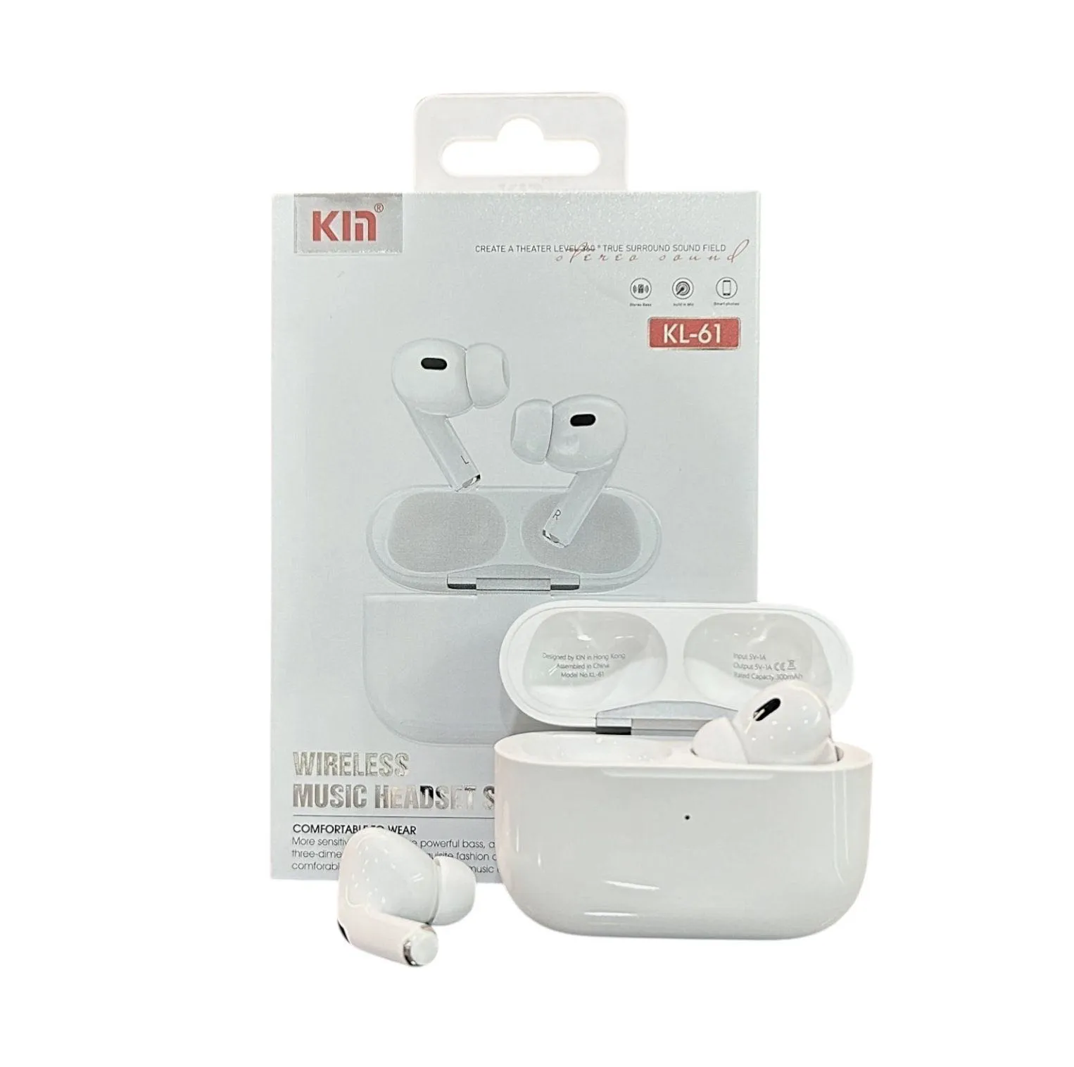 Audífonos Bluetooth Inalámbricos Kin Kl-61 Blancos - Rappi