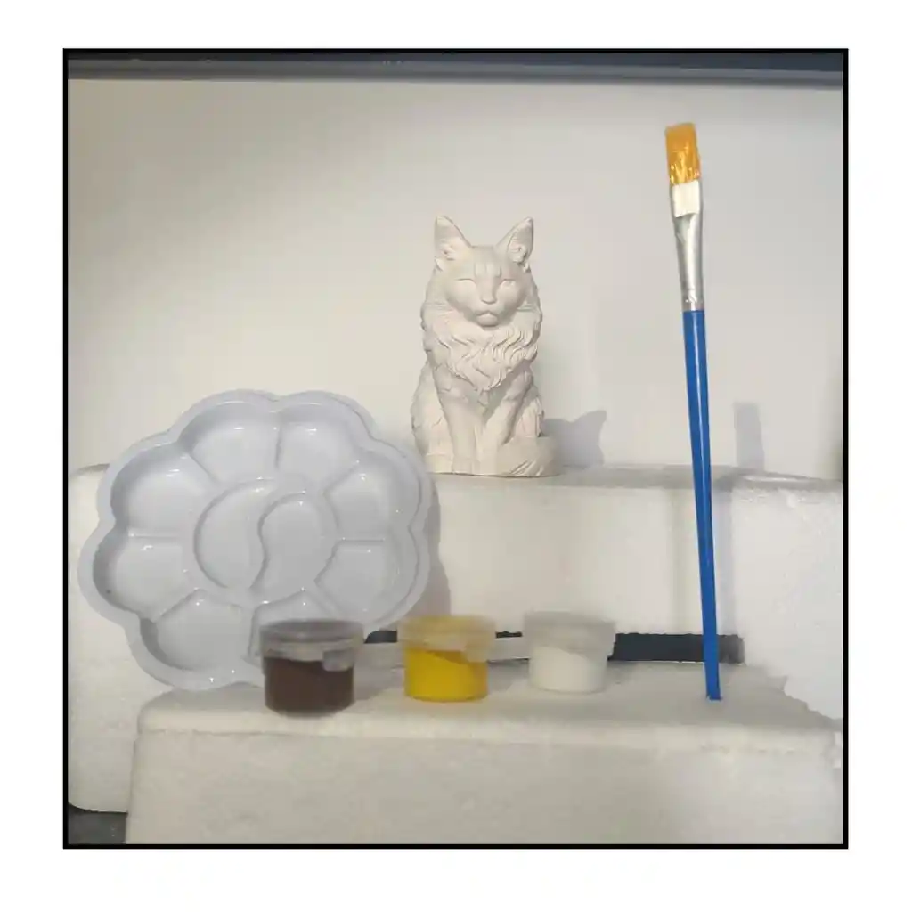 Kit De Pintura Con Pinturas, Pinceles Y Mezclador