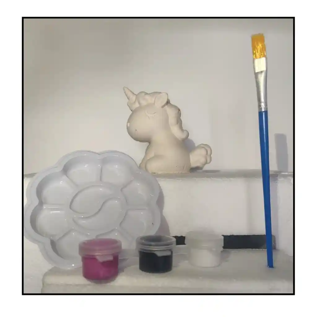 Kit De Pintura Con Pinturas, Pinceles Y Mezclador