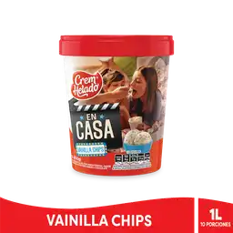 Crem Helado Helado en Casa Sabor Vainilla