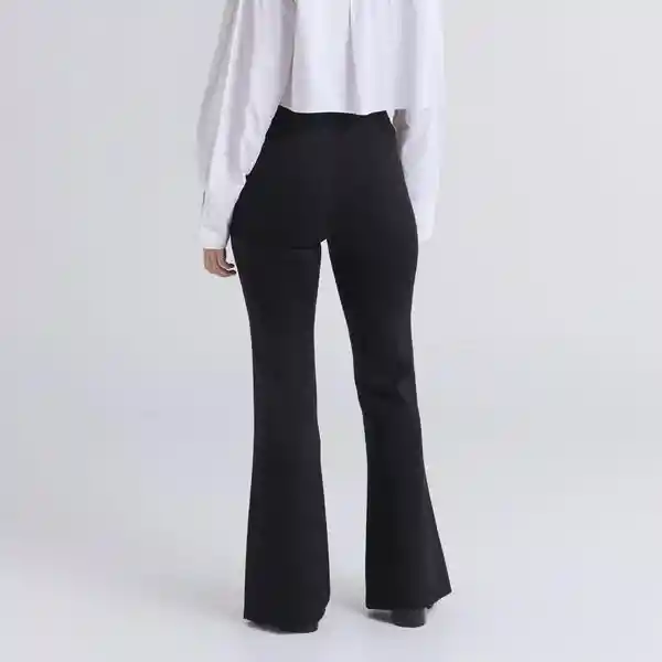 S / Pantalón Flare Básico - Negro