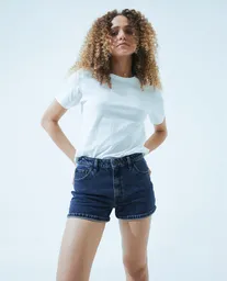 Short Mujer Azul Talla 6 350D000 Americanino