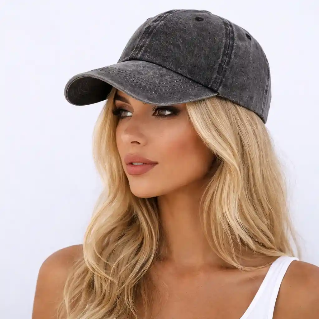 Gorra De Béisbol Retro Lavada Y Desgastada Unisex